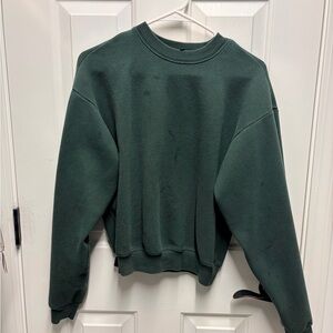 SKIMS Forest Green Crewneck Sweatshirt